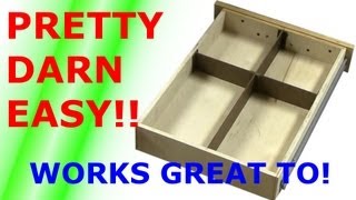 Simple DIY Drawer Dividers [upl. by Horick]