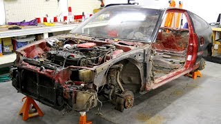 1990 Honda CRX Total Restoration to its original factory condition [upl. by Marcellus]