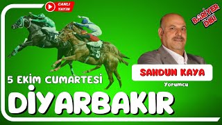 DİYARBAKIR  Canlı Yayın  Bariyer Dibi  5 Ekim 2024 Cumartesi atyarisi [upl. by Gar]