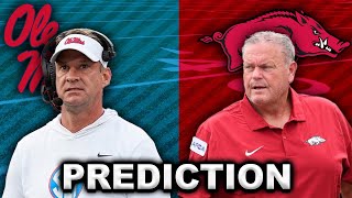 Ole Miss vs Arkansas  Preview  Prediction  Will the Hogs SEAL ANOTHER WIN in this WILD RIVALRY [upl. by Longley]