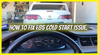 HOW TO FIX E85 COLD START ISSUE  SNEAK PEAKS e85 coldstart fixed [upl. by Berkshire596]