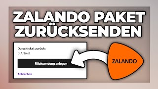 Zalando Paket zurücksenden amp Retoure anmelden  Tutorial [upl. by Misti]