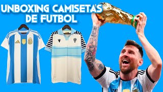 UNBOXING DE 10 CAMISETAS DE FUTBOL DE LA TEMPORADA 202425 [upl. by Nuawaj]