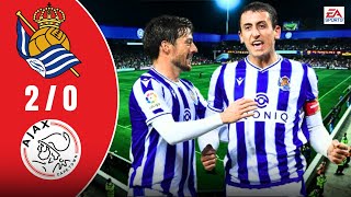 Real Sociedad vs Ajax 20 All goals amp Highlights  Europa league 2024 [upl. by Estele583]