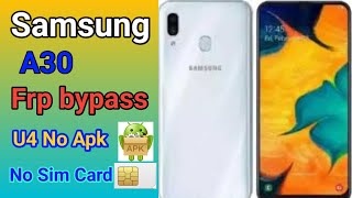 Samsung a30 frp bypass 2022sm a305f u4 frp bypass 2022samsung a30 android 90 frp remove [upl. by Anaillil]