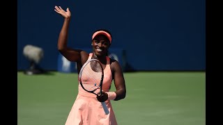 2017 US Open Stephens vs Goerges Highlights [upl. by Gleason]