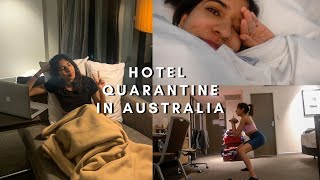 14 day hotel quarantine vlog Melbourne Australia [upl. by Shiller]