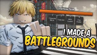 I made my own BATTLEGROUNDS GAME  Roblox [upl. by Alitta601]