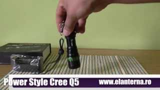 Lanterna Power Style cu led CREE Q5 [upl. by Sabian]