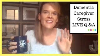 LIVE Dementia Caregiver Stress class Q amp A with Dr Natali [upl. by Mareah]