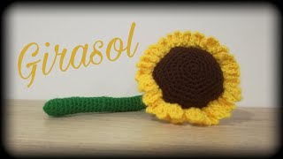 🌻 Girasol 🌻  Crochet o ganchillo [upl. by Seymour]