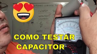 🔴 Como Testar Capacitor Com o Multímetro Aula Completa [upl. by Assennej779]