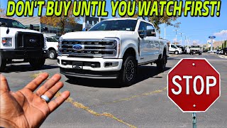 Dont Buy A 2024 Ford F350 Super Duty Until You Watch First  Does Adding A Sunroof Affect Payload [upl. by Hulbert]