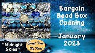 Bargain Bead Box Opening for January 2023 [upl. by Darnell]