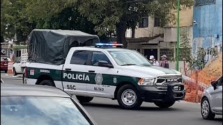 Pickup RAM de la Policía CDMX respondiendo code 3 [upl. by Pfister]