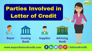 Parties Involved in Letter of Credit Transaction  Letter of Credit Explained [upl. by Anilehcim22]