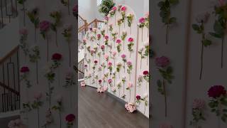 DIY  single stemmed floral backdrop [upl. by Julienne197]