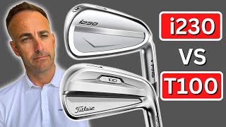 TWO VERY DIFFERENT IRONS Ping i230 VS Titleist T100 [upl. by Nerti373]