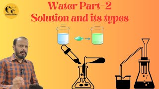 Water Part 2  Solution and its types Class 9 Chemistry [upl. by Mcadams]