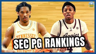 SEC Basketball Point Guard Rankings 202324 Preseason Edition [upl. by Cogswell]