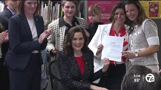 Governor Whitmer signs Family Protection Act decriminalizing paid surrogacy [upl. by Oicaroh]