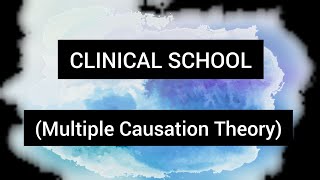 Clinical School Of Criminology Multiple Causation Theory Hinglish Lecture [upl. by Slosberg]