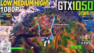 Fortnite GTX 1050  1080p Low Medium High [upl. by Gina]