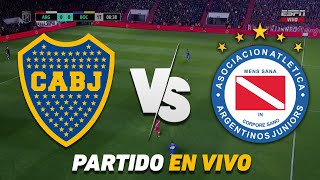 BOCA VS ARGENTINOS JUNIORS EN VIVO  LIGA PROFESIONAL  TODO POR BOCA 12 [upl. by Ameerak102]