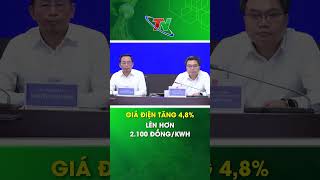 Giá điện tăng 48 lên hơn 2100 đồngkWh  Thái Nguyên TV [upl. by Allenotna]