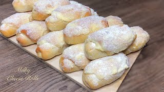 MILKY CHEESE ROLLS  Soft Cheese Rolls Recipe [upl. by Nyleve478]