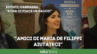 Rifiuti Raggi quotAmici ci aiuti su campagna raccolta differenziataquot [upl. by Andrews]