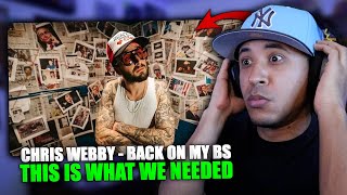 Chris Webby  Back On My BS Official Video Reaction [upl. by Ramsdell366]