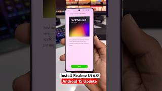 Install Realme Ui 60 Android 15 Beta Update in Any Realme Phone [upl. by Erlewine]