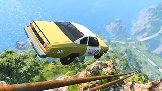 Epic High Speed Car Jumps 13 ⚡💥🔥🔥🚒🏎️🚙🚚🚒🚑🚓🚗🚃🤩✌😉  BeamNG Drive  CrazyCarCrash [upl. by Nnylahs995]