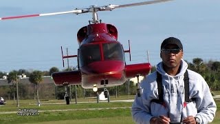 RC Scale Bell 222 Airwolf with Retracts up close [upl. by Llewkcor932]