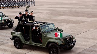 Práctica general de SEDENA de la columna del desfile militar del 16 septiembre del 2024 [upl. by Aninep]