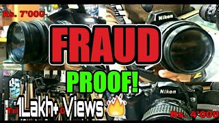 PROOF Fraud in Chandni Chowk Kucha Chaudhary Dslr Market [upl. by Shanley]