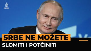 Putin Srbi nisu narod koji možete slomiti i potčiniti [upl. by Ainnos427]