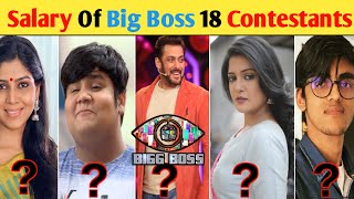 Salary Of Big Boss 18 Contestants Stylish Tarun [upl. by Yerdna]