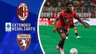 Milan vs Torino  Extended Highlights  Serie A  CBS Sports Golazo [upl. by Atiuqahc]