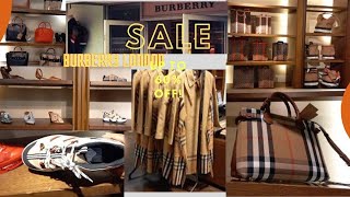 Luxury Designer shopping in Burberry Outlet London up to 60 off SaleWomen amp Men [upl. by Trimble340]