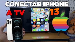 Como Conectar el iPhone 13 ala TV [upl. by Fruin]