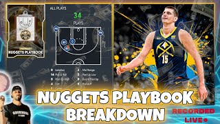 NBA 2k22 Money Plays  Nuggets Playbook recorded live [upl. by Yehs780]