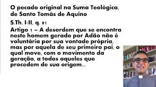 Aula de teologia  O pecado original [upl. by Atteynek]