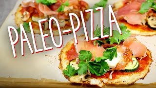 Paleo Blumenkohl Pizza  die gesunde Alternative [upl. by Streeto159]