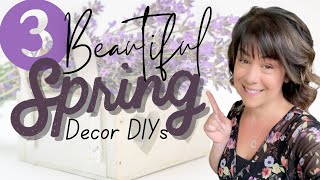 3 ALL NEW Beautiful Spring Decor DIYs  Easy and Gorgeous Spring DIYs [upl. by Beckett]