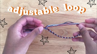 ADJUSTABLE BRACELET TUTORIAL [upl. by Aivirt824]