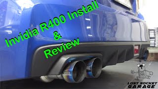 Invidia R400 2017 Subaru WRX Install Guide and Review [upl. by Ayala]