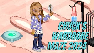 CHUCKS WARDROBE MAZE  WoozWorld 2k24 🫧 [upl. by Madox]