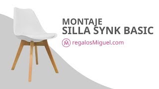 Sillas de comedor SYNK BASIC Cómo montar una silla de comedor SYNK BASIC [upl. by Orest]